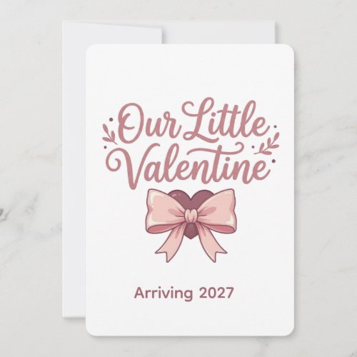 Our Little Valentine Pregnancy Announcement