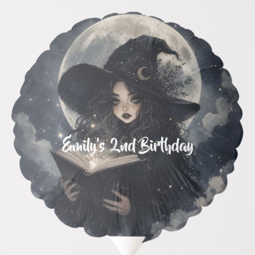 our little witch is turning 2 ||  balloon