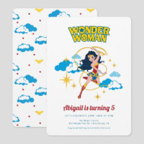 Our Little Wonder Woman Girls Birthday Invitation