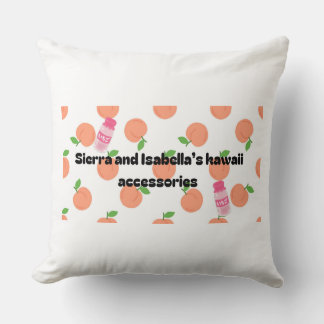 Our logo throw pillow