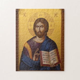 Our Lord and Savior Jesus Christ Icon Jigsaw Puzzle
