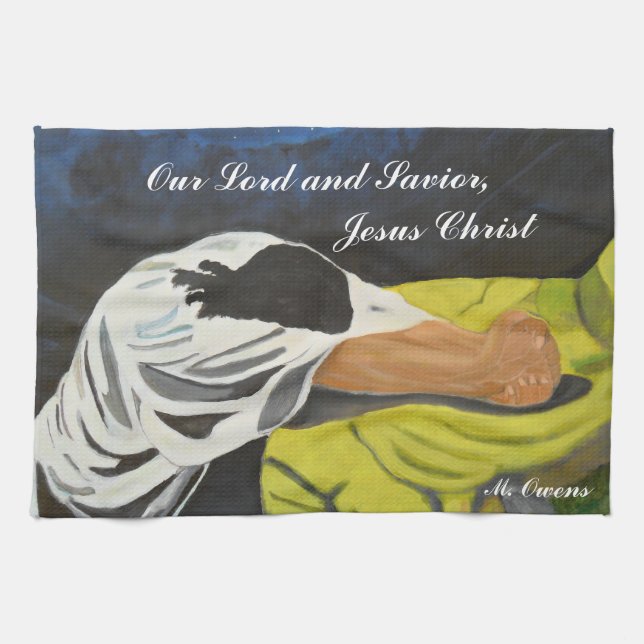 Our Lord and Savior, Jesus Christ Kitchen Towel (Horizontal)