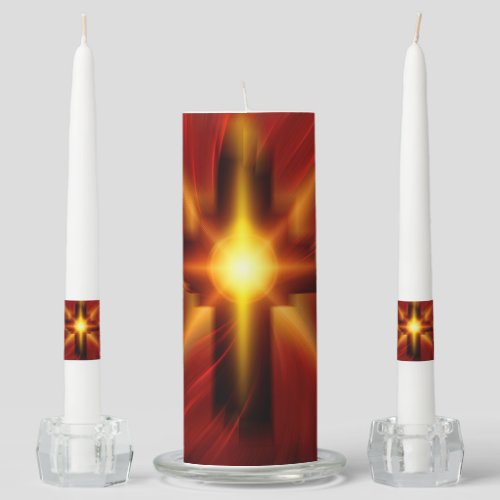 Our Lord and Savior Jesus Christ Unity Candle Set