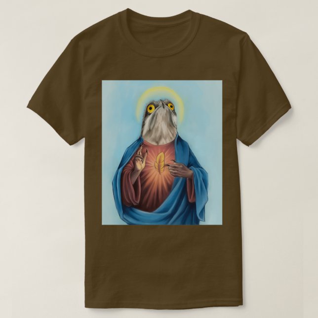 Our Lord and savior potoo bird T-Shirt (Design Front)