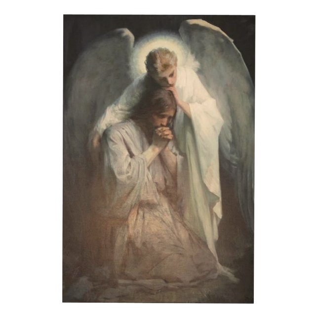 Our Lord's Agony in The Garden. Wood Wall Art (Front)