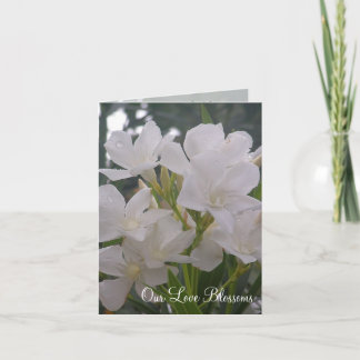 Our Love Blossoms Wedding Annoucements Announcement