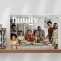 Our Love | Family Name Photo Block