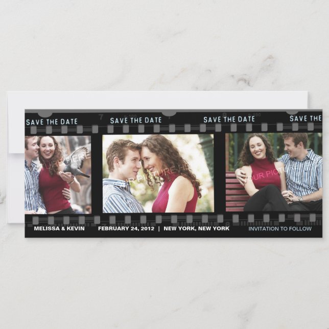 Our love film - Save the Date Card (Front)