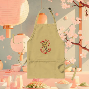 Our Love is Chopstick Tight – Couple Adult Apron