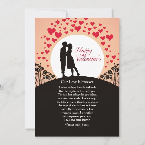 Our Love Is Forever Valentines Card
