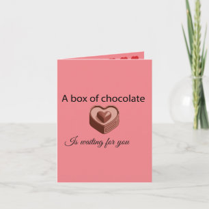Our love is like Valentine's Day husband candy Card