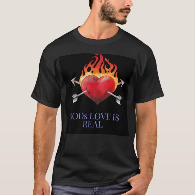 Our Love Is Real T-shirt  (Front)