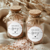 Our Love is Spicy Wedding Spice Favor