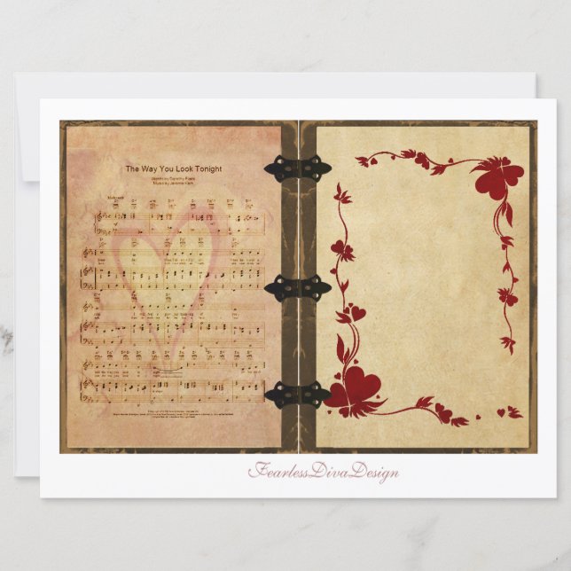 Our Love Junk Journal Pages 11 & 12 (Front)