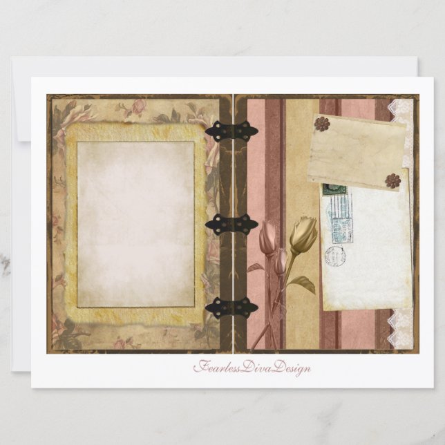 Our Love Junk Journal Pages 7 & 8 (Front)