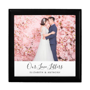 Our Love Letters Custom Photo Keepsake Wedding Gift Box