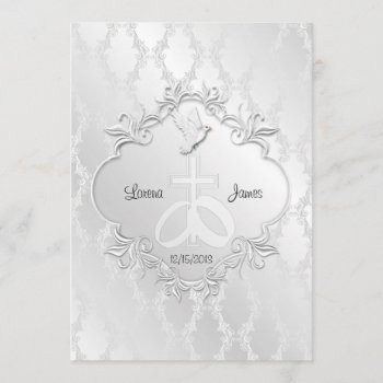 Our Love Religious Wedding Invitation by SweetRascal at Zazzle