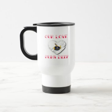 our Love Runs Deep Submariner saying sub family Travel Mug our Love Runs Deep Submariner saying sub family Travel Mug