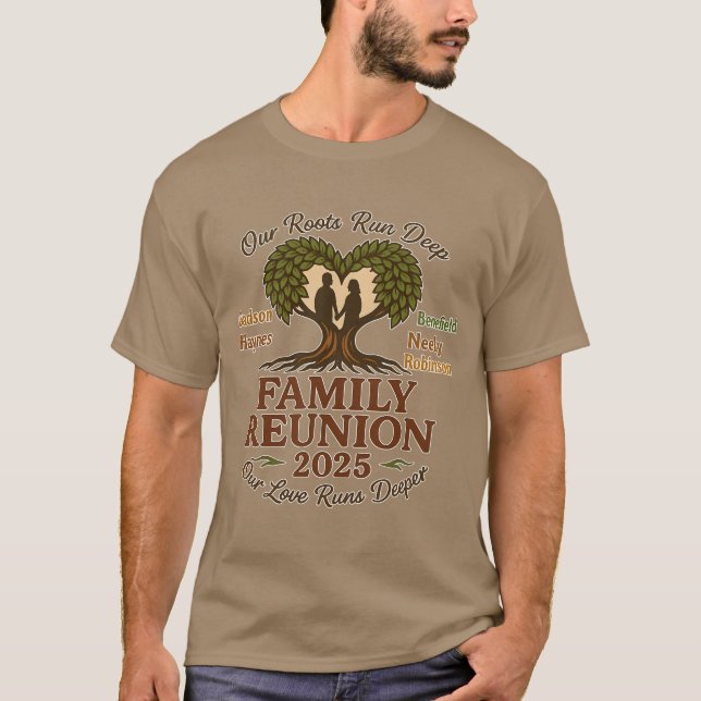 Our Love Runs Deeper Family Reunion T-Shirt (Front)