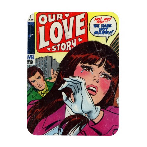 Our Love Story Flexible Photo Magnet