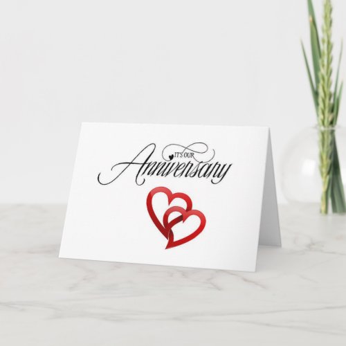 OUR LOVE STORY IS THE BEST LOVE STORY ANNIVERSAS CARD