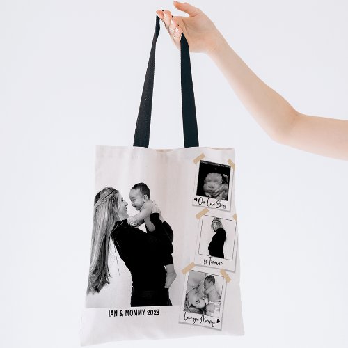 Our Love Story Mothers Day Photo Tote Bag Gift