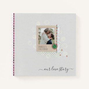 Our Love Story Photo Scrapbook Keepsake Journal