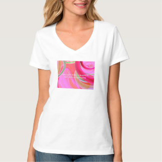 "Our Love Story V-Neck Tee – Romantic & Beautiful