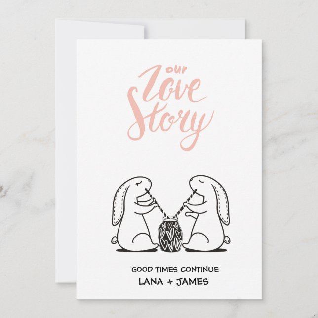 Our Love Story | Valentines Card (Front)
