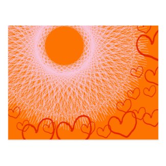 our love to orange sun