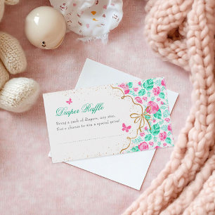 Our Lovely One Baby Shower Enclosure Card