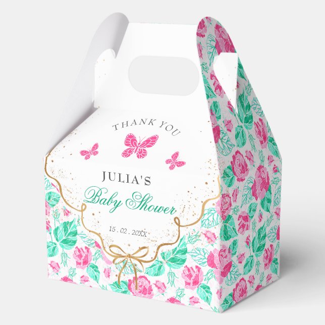 Our Lovely One Baby Shower Favor Boxes (Front)