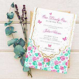Our Lovely One Baby Shower Invitation