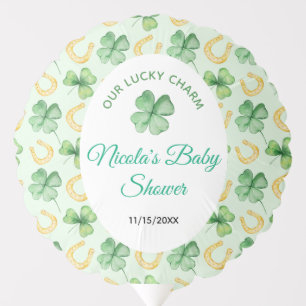 Our Lucky Charm St Patrick's Baby Shower Balloon