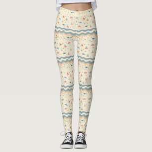 Our Memories Of The Ocean Will Linger On Leggings