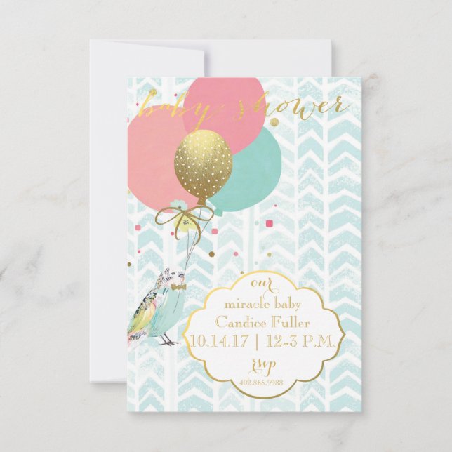 Our Miracle Baby - Shower Invitation (Front)