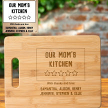 Our Mom’s Kitchen Custom Cutting Board