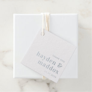 Our Moment REAL FOIL Wedding Favor Tags