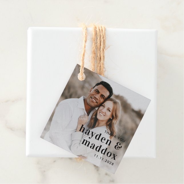 Our Moment Wedding Favor Tags (In Situ)