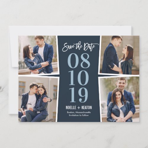 Our Moments EDITABLE COLOR Save The Date Card