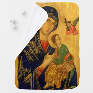Our Mother of Perpetual Help Baby Blanket
