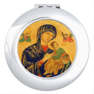 Our Mother of Perpetual Help Compact Mirror