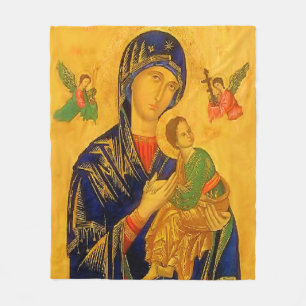 Our Mother of Perpetual Help Fleece Blanket