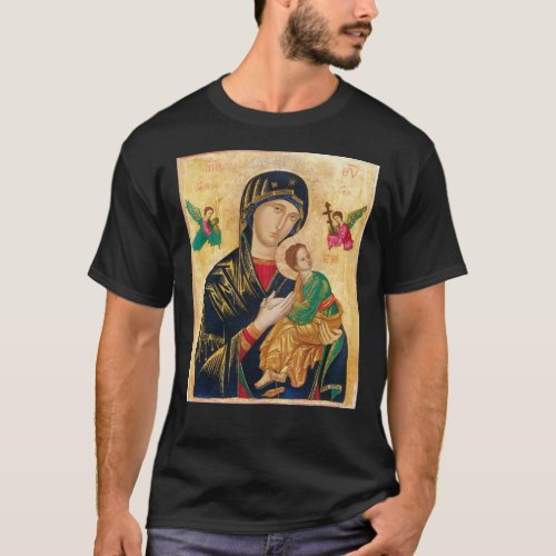 Our Mother of Perpetual Help icon art Classic T_S T_Shirt