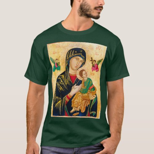 Our Mother of Perpetual Help icon art  T_Shirt