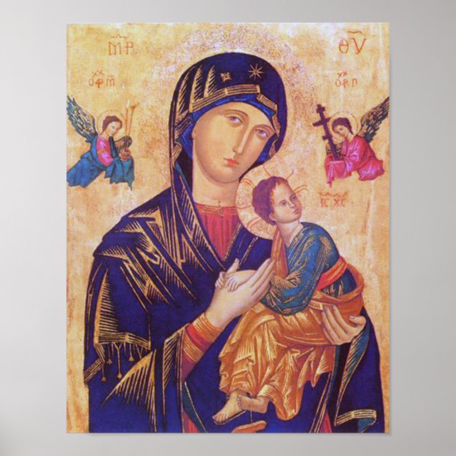 Our Mother of Perpetual Help Icon. Poster (Front)