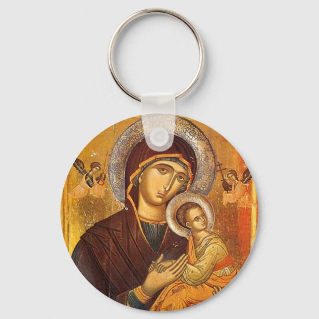 Our Mother of Perpetual Help Keychain (Front)