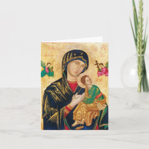 Our Mother of Perpetual Help Note Card w/prayer