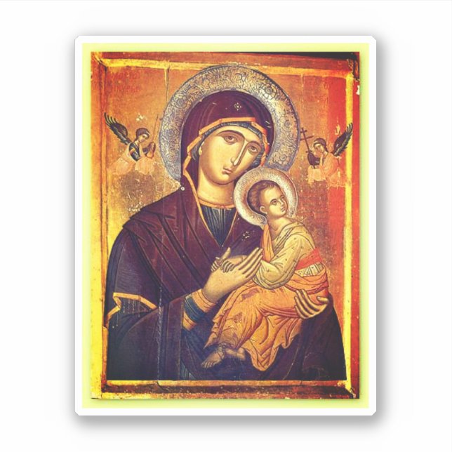 Our Mother of Perpetual Help Sticker (Front)