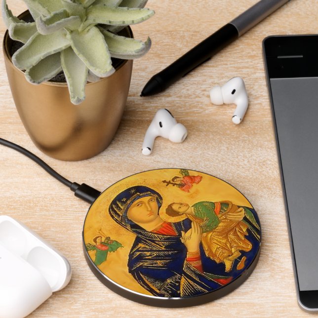 Our Mother of Perpetual Help Wireless Charger (Desk 2)